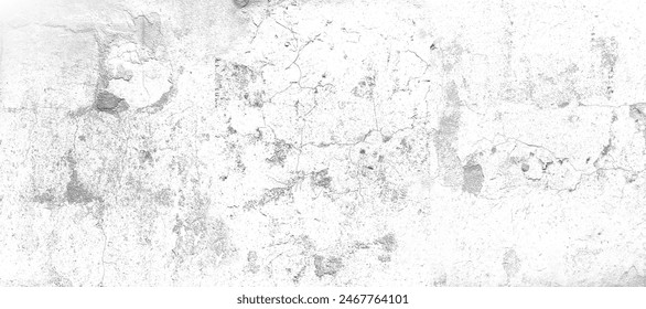 High-detail macro shot of a white weathered and cracked grunge wall texture, ideal for backgrounds and overlays.