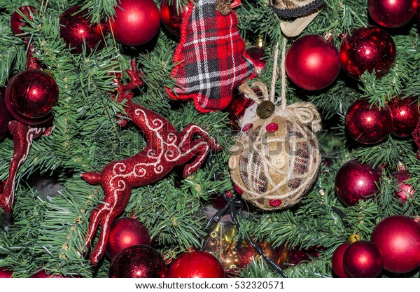 Highend Exclusive Decorative Christmas Ornaments Grand Stock Photo