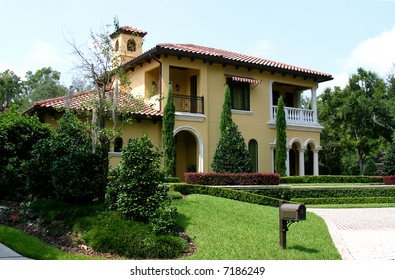 High-end Spanish Style Home. PHOTO ID: House00021