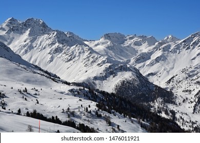 The Highest Mountain In The Verbier 4 Valleys Ski Area, The Mont Fort With Its Glacier Skiing