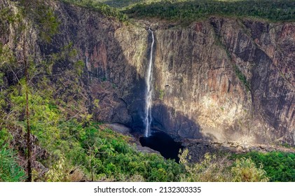 The Highest, Permanent, Single-drop Waterfall In Australia, Wallaman Falls Is Part Of The Wet Tropics World Heritage Area, Northern Region Of Queensland, Australia.