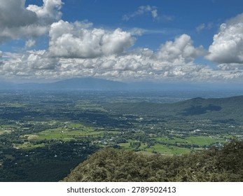 The highest point of the mountain