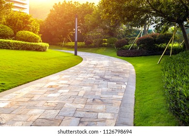 high-grade living cell sidewalk - Shutterstock ID 1126798694