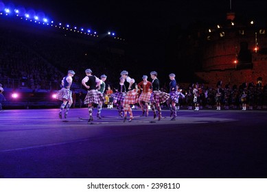 Highland Dancers At Edinburgh Military Tattoo