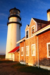 The Highland Light, also known as the Cape Cod Light and the North ...