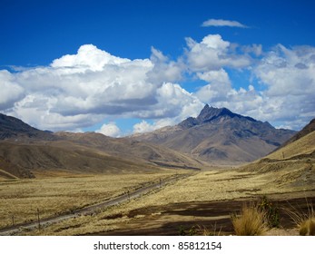 Highlands In Andes Mountains, Peru