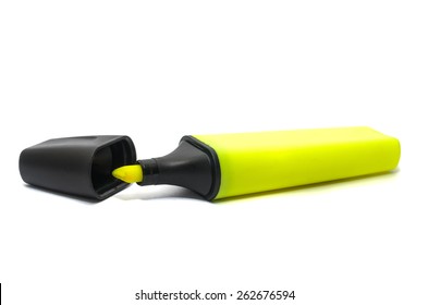 Highlighter isolated on a white background.