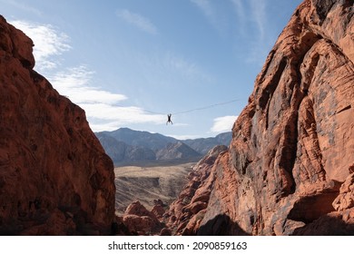 Highline In Red Rocks, Las Vegas