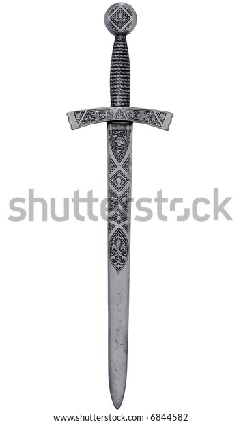 Highly Detailed Ornamental Dagger Isolated On Stock Photo (Edit Now ...