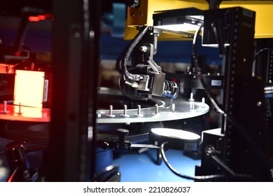 High-quality control in manufacturing optical sorting machine for fasteners nuts in product line