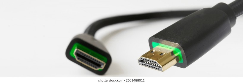 High-quality HDMI cable designed for seamless multimedia experiences, featuring a sturdy build and advanced technology for crisp visuals and audio. Photo