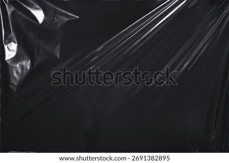 High-quality image featuring a plastic cellophane texture. Its unique crinkly and translucent character adds a tactile dimension to designs. Ideal for crafting a modern transparent aesthetic