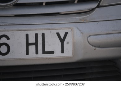 High-quality image of a Spanish license plate (matrícula española) on a vehicle, showcasing the European Union blue strip with the 'E' country code for Spain. 