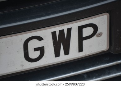 High-quality image of a Spanish license plate (matrícula española) on a vehicle, showcasing the European Union blue strip with the 'E' country code for Spain. 