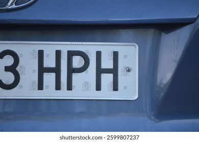 High-quality image of a Spanish license plate (matrícula española) on a vehicle, showcasing the European Union blue strip with the 'E' country code for Spain. 