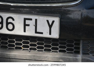 High-quality image of a Spanish license plate (matrícula española) on a vehicle, showcasing the European Union blue strip with the 'E' country code for Spain. 