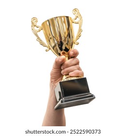 High-Quality PNG Golden trophy Isolated on White Background – High Resolution - Powered by Shutterstock