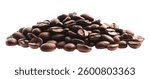 High-Quality PNG of Group of coffee beans Isolated on White Background – High Resolution