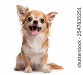 High-Quality PNG Happy Chihuahua Isolated on White Background – High Resolution