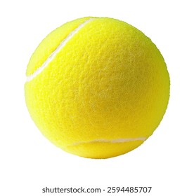 High-Quality PNG Tennis Ball Isolated on White Background