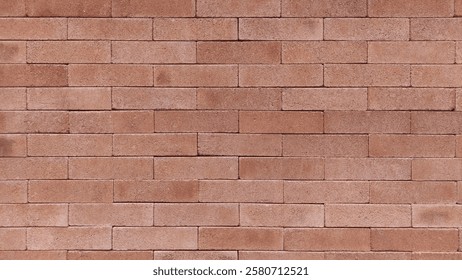 High-quality red brick wall texture with a symmetrical pattern. Ideal for architecture, 3D modeling, and graphic design projects.