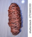 High-Quality Scrap Copper Wire Bundle for Recycling. Pure reddish-brown copper, tightly coiled and stripped. Ideal for metal smelting, industrial DIY projects, or scrap resale. Best market value coppe