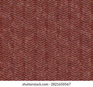 A high-quality seamless knitted pattern featuring a classic dark red herringbone zigzag texture, perfect for textile design, winter fashion backgrounds, cozy upholstery projects, and elegant digital wallpapers requiring a repeating fabric aesthetic.