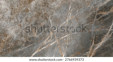 High-resolution gray marble texture featuring elegant natural patterns and subtle golden veining. This luxurious stone surface combines earthy tones with organic cracks and mineral details, making it ideal for backgrounds, interior design, branding, packaging, and digital artworks. Perfect for use in architectural visualization, product mockups, and premium design projects.