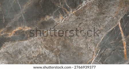 High-resolution gray marble texture featuring elegant natural patterns and subtle golden veining. This luxurious stone surface combines earthy tones with organic cracks and mineral details, making it ideal for backgrounds, interior design, branding, packaging, and digital artworks. Perfect for use in architectural visualization, product mockups, and premium design projects.