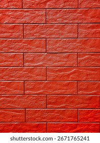 High-Resolution Red Brick Wall Texture - Distinctive Urban Design for Digital Backgrounds, Photography, Advertising Visuals, Minimalist Home Decor, and Dynamic Marketing Promotions