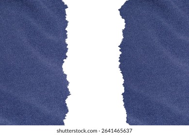 High-Resolution Texture Frames of Wrinkled Blue Fabric with Grunge and Torn Elements. Ideal for Use as a Distressed Background, Textile Detail, or Abstract Design Layer in Creative Projects