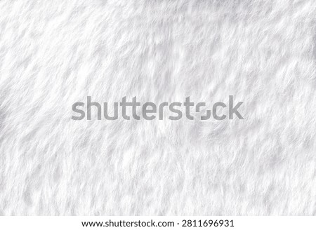 High-resolution white fluffy fabric texture scan. Soft fur textile background with detailed fibers, suitable for graphic design, mockups, digital papers, textile projects, and creative backgrounds.