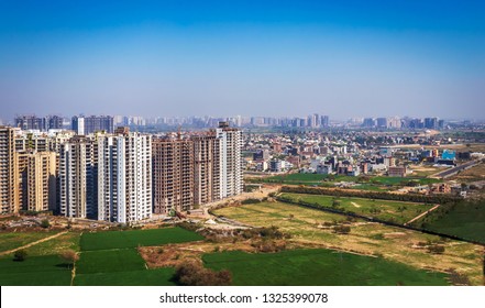 Highrise Buildings In Greater Noida, Uttar Pradesh, India