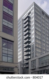 High-rise Buildings In The Pearl District,  Portland, Oregon