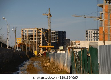 High-rise residential building under construction  - Shutterstock ID 2281984665