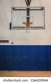 Highschool Gym Basketball Hoop