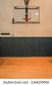 Highschool Gym Basketball Hoop