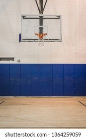 Highschool Gym Basketball Hoop