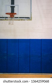 Highschool Gym Basketball Hoop