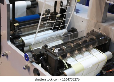 High-speed Printing And Cutting Of Labels On Adhesive Paper