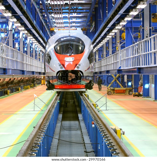 Highspeed Train Service Depot Stock Photo 29970166 | Shutterstock