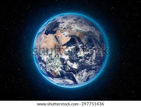 Hight quality Earth image. Elements of this image furnished by NASA