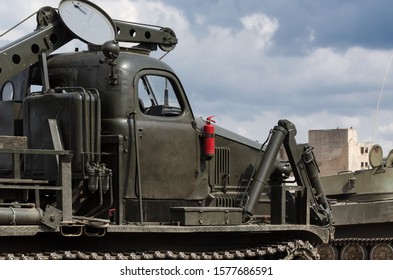 HIGHT SPEED TRACK DOZER - Heavy Military Vehicle For Engineering And Sapper Works