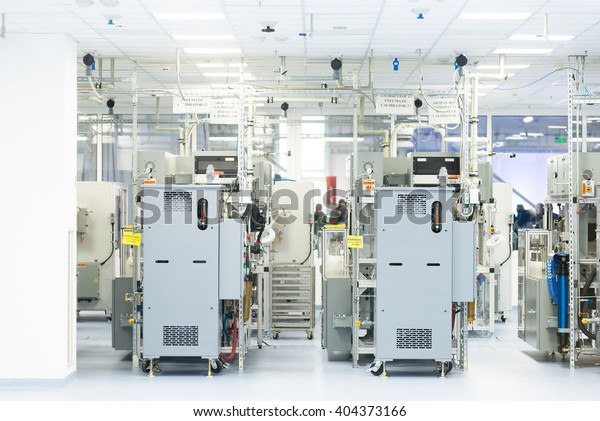 Hightech Machinery Technology Equipment Sterile Factory Stock Photo Edit Now