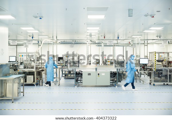 Hightech Machinery Technology Equipment Sterile Factory Stock Photo Edit Now