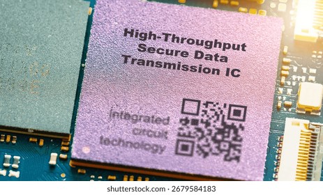 High-Throughput Secure Data Transmission IC Handles large-scale encrypted data flow in secure environments. integrated circuits ICs