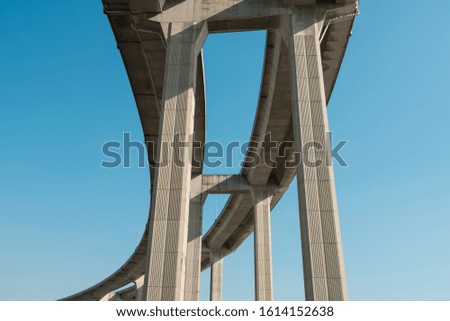 Similar – Image, Stock Photo Life under the bridge