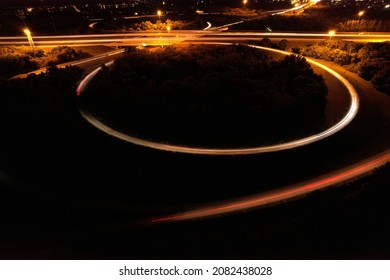 Highway 75 South Tampa Fl. With Long Exposure