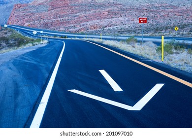 Highway exit.