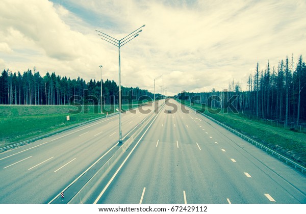 highway and\
forest
